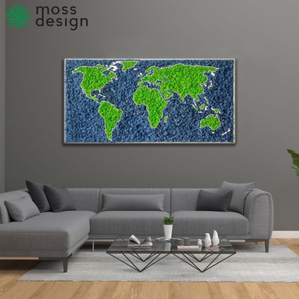 Machová mapa sveta - lišajník