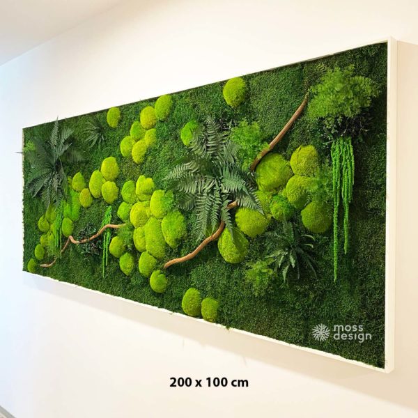 Machový obraz FOREST 200 x 100 cm